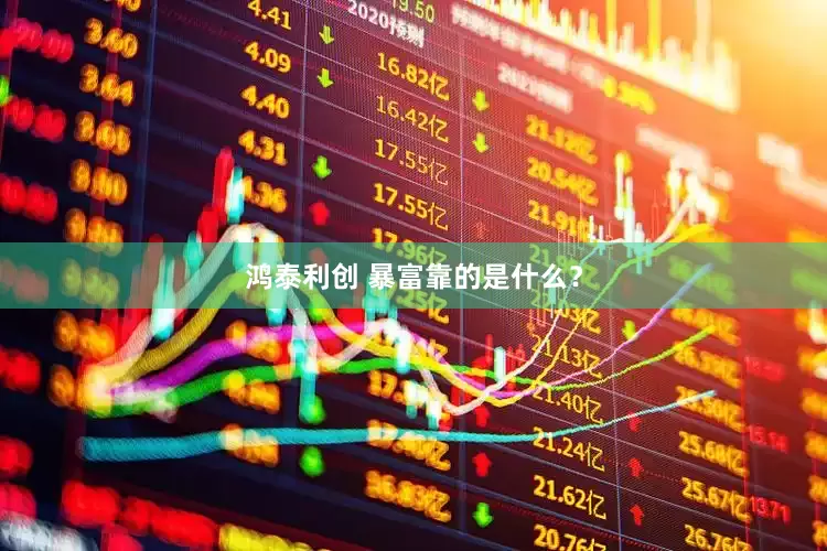 鸿泰利创 暴富靠的是什么？